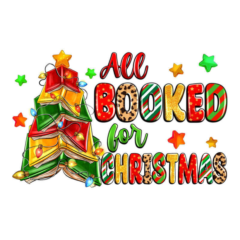 All Booked For Christmas Long Sleeve Tee by Zillion Design Studio | Teevron