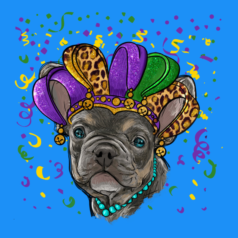 Mardi Gras French Bulldog Classic Tee by RanaPortraitStore | Teevron