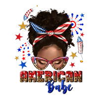 American babe afro messy bun | Teevron