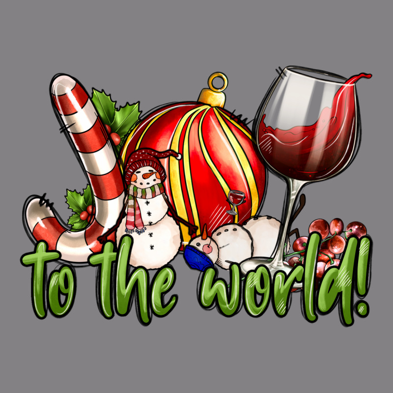 Joy To The World Christmas Wine Heavyweight Hoodie by FaDigitalArtStudio | Teevron