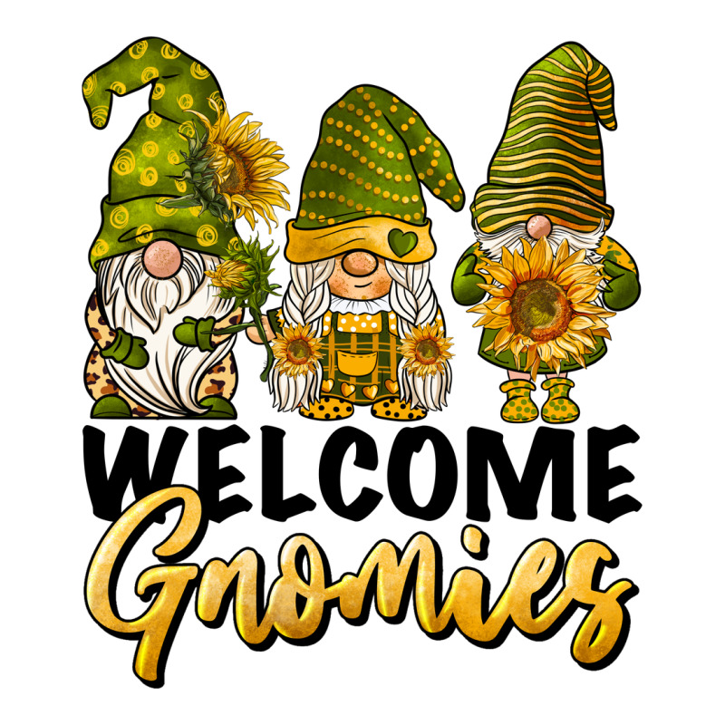 Welcome Gnomies Sunflowers Classic Tee by BarkalooDesign | Teevron