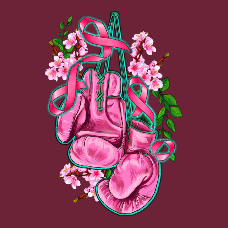 Cancer Boxing Gloves With Ribbon Long Sleeve Tee by AdoDesignShop | Teevron