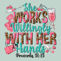 She Works Willingly With Her Hands Zipper Hoodie | Teevron