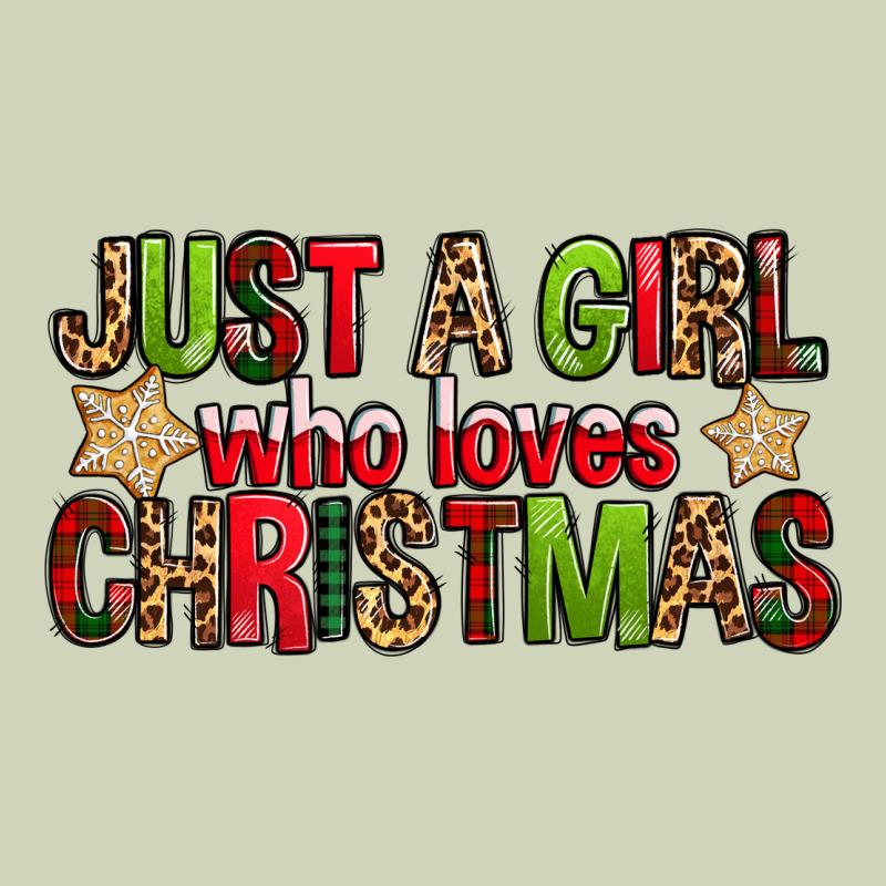 Just A Girl Who Loves Christmas With Cookies Heavyweight Hoodie by FaDigitalArtStudio | Teevron