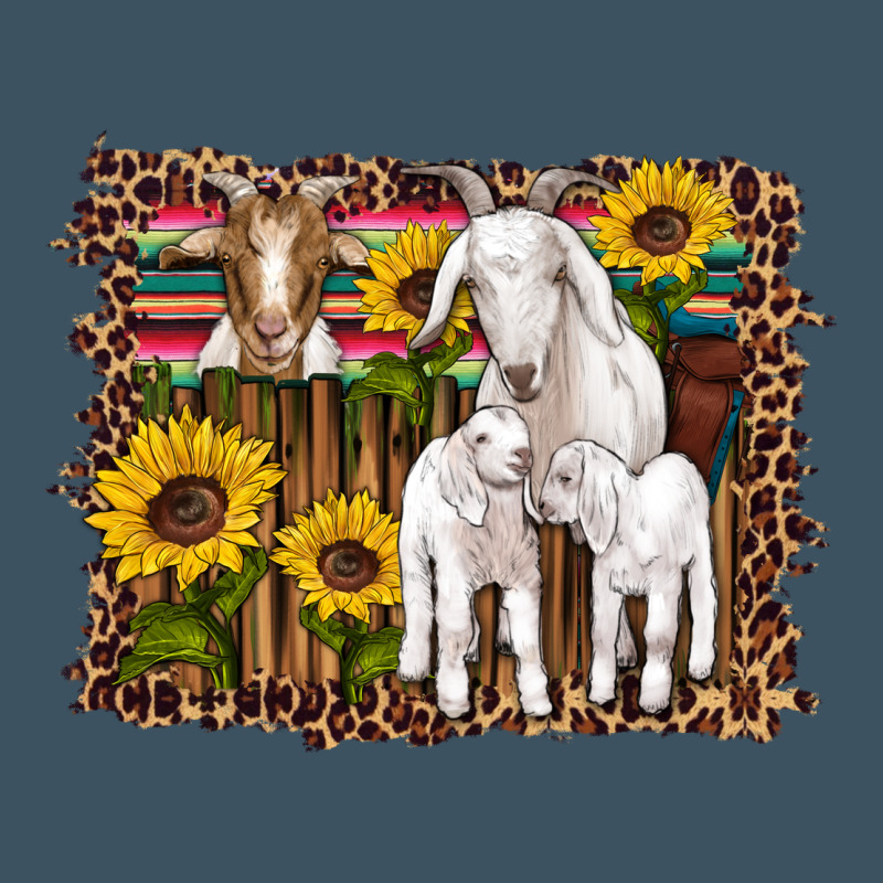 Gats Baby Gots Sunflowers Wooden Serape Leopard Urban Heavy Tee by Artiststas | Teevron