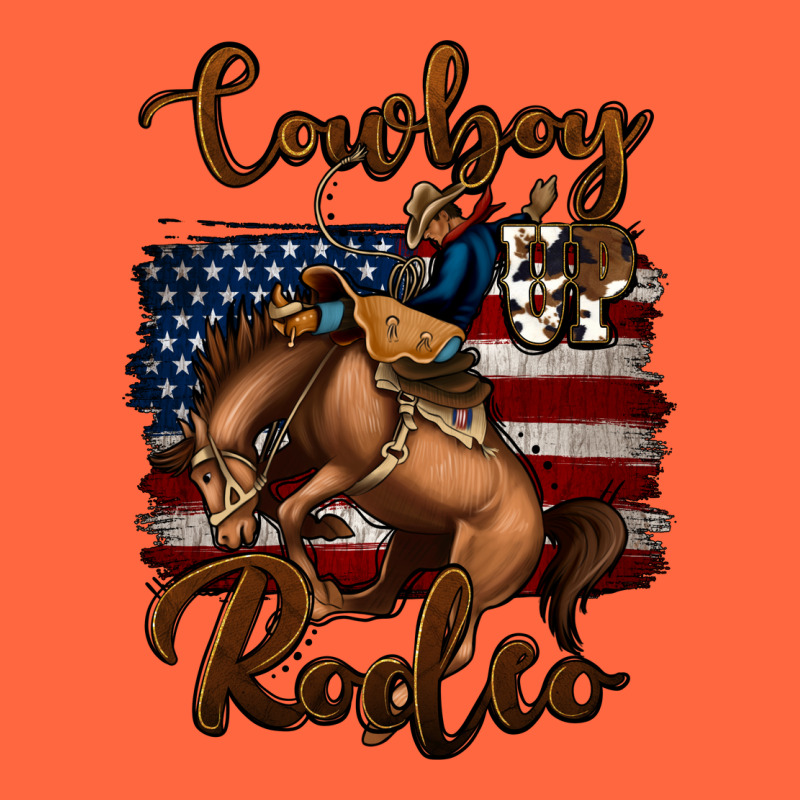 Cowboy Up Rodeo Bucking Bronco Premium Hoodie by Jasminsmagicworld | Teevron