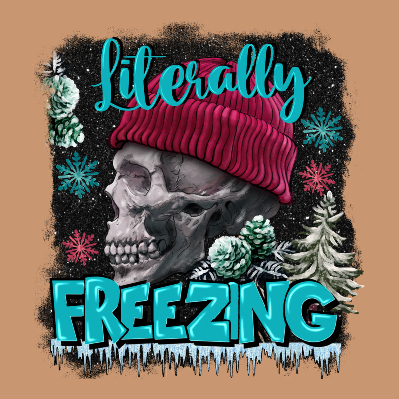 Literally Freezing Skull Heavyweight Hoodie by FaDigitalArtStudio | Teevron