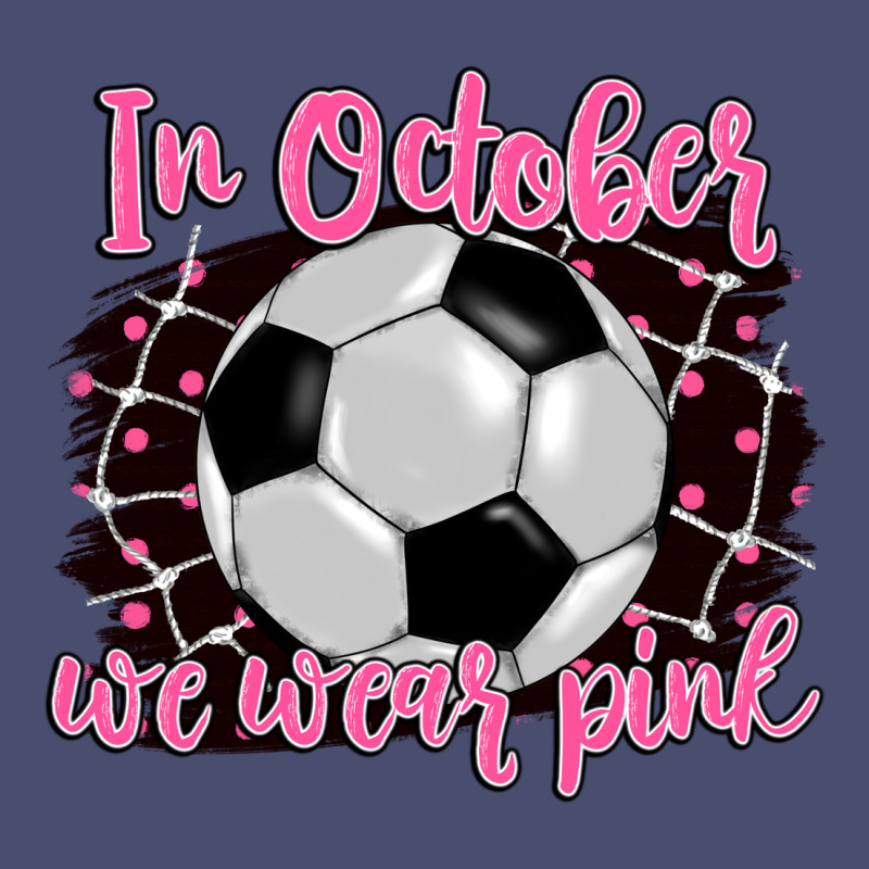 In October We Wear Pink Soccer Vintage Tee by BarkalooDesign | Teevron