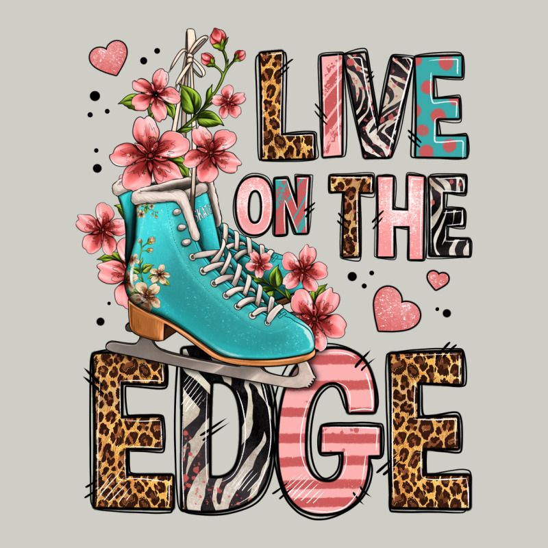 Live On The Edge Ice Skating Heavyweight Hoodie by FaDigitalArtStudio | Teevron