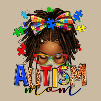 Autism Mom Afro Locs Messy Bun Long Sleeve Tee | Teevron