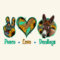 Peace Love Donkeys Premium Hoodie | Teevron