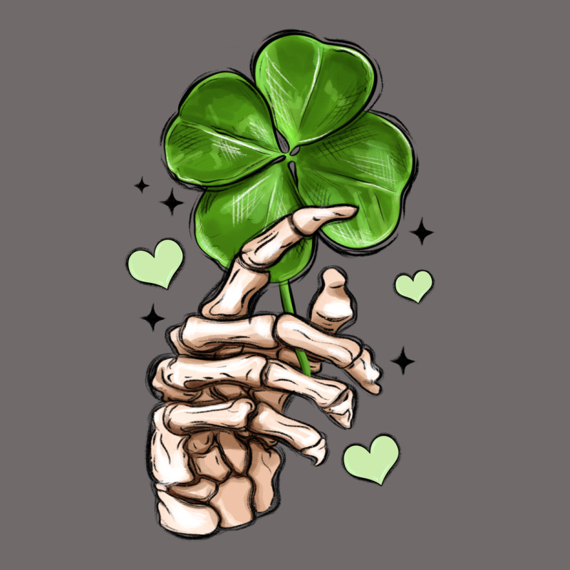 Skeleton Hand With Shamrock St Patrick S Day Urban Hoodie by MaliasSmallBusiness | Teevron