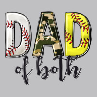 Dad Of Both With Softball And Baseball Long Sleeve Tee | Teevron