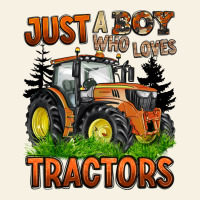 Just A Boy Who Loves Tractors Vintage Tee | Teevron