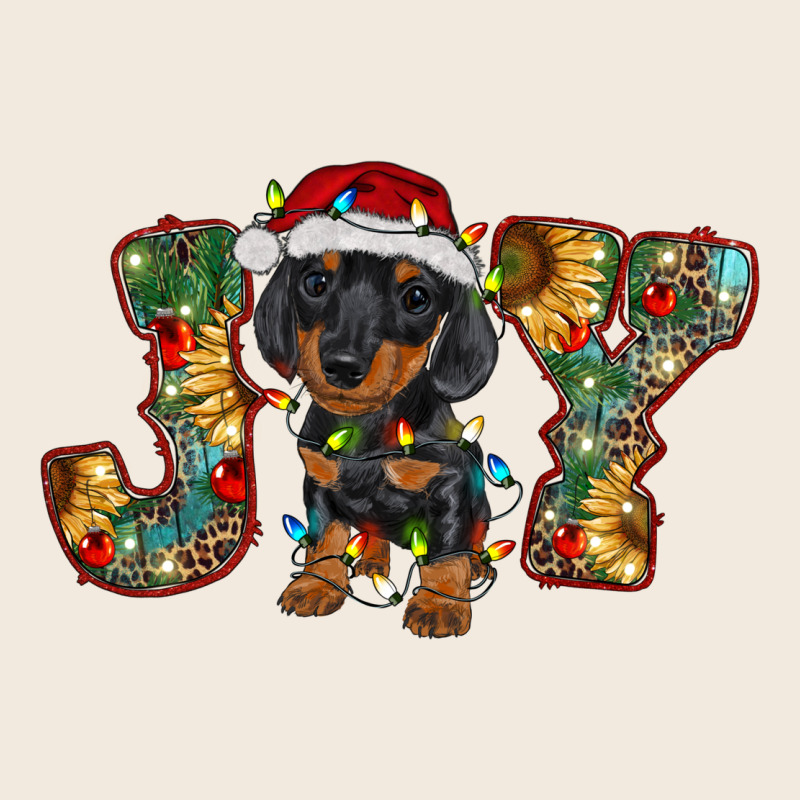 Dachshund Puppy Christmas Joy Zipper Hoodie by RanaPortraitStore | Teevron