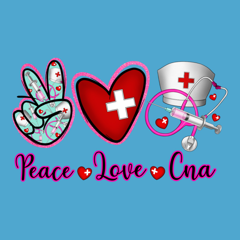 Peace Love Cna Premium Hoodie by RanaPortraitStore | Teevron