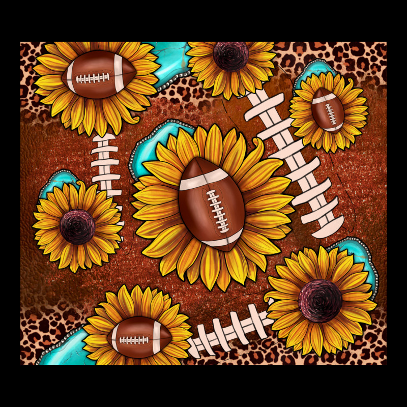 Football Leopard Sunflower Premium Sweatshirt by JahusDesignShop | Teevron