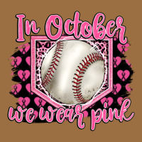 In October We Wear Pink Baseball Vintage Tee | Teevron