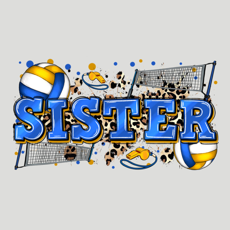 Sister Volleyball Zipper Hoodie by Zillion Design Studio | Teevron
