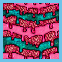 Valentines Day Leopard And Turquoise Gemstone Seamless Pattern Premium Sweatshirt | Teevron