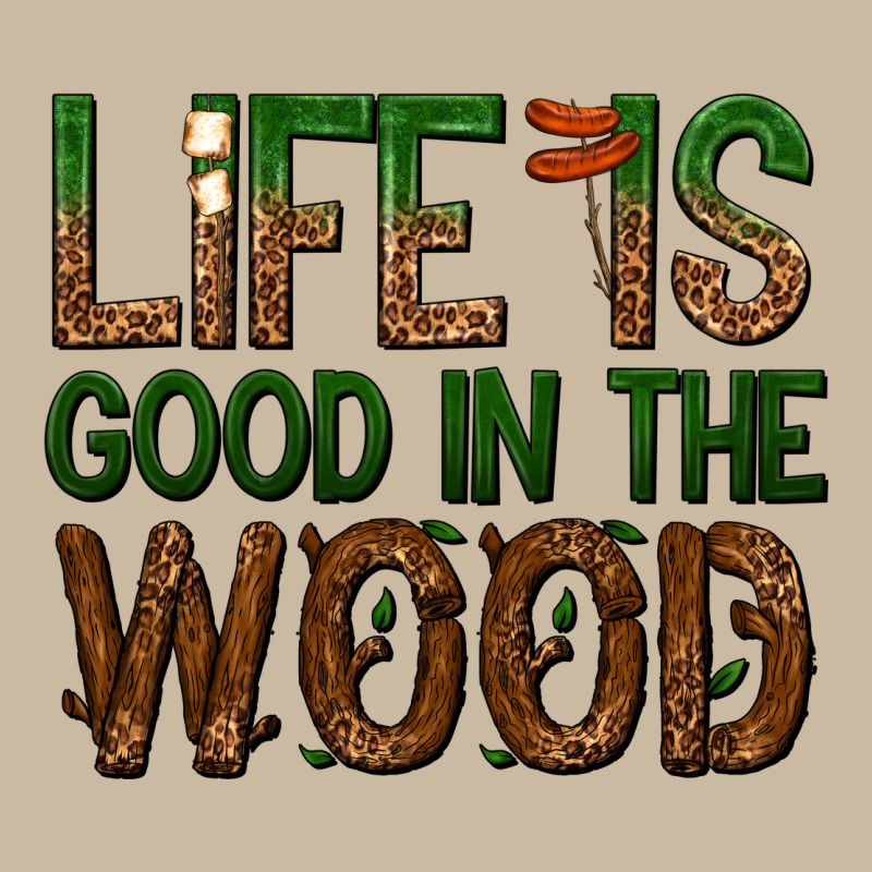 Life Is Good In The Wood Long Sleeve Tee by texasbilliewilder | Teevron