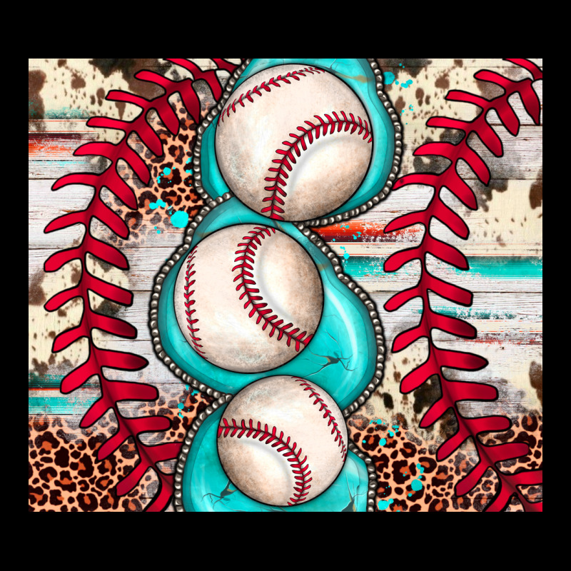 Baseball Leopard Cowhide Turquoise Premium Sweatshirt by JahusDesignShop | Teevron