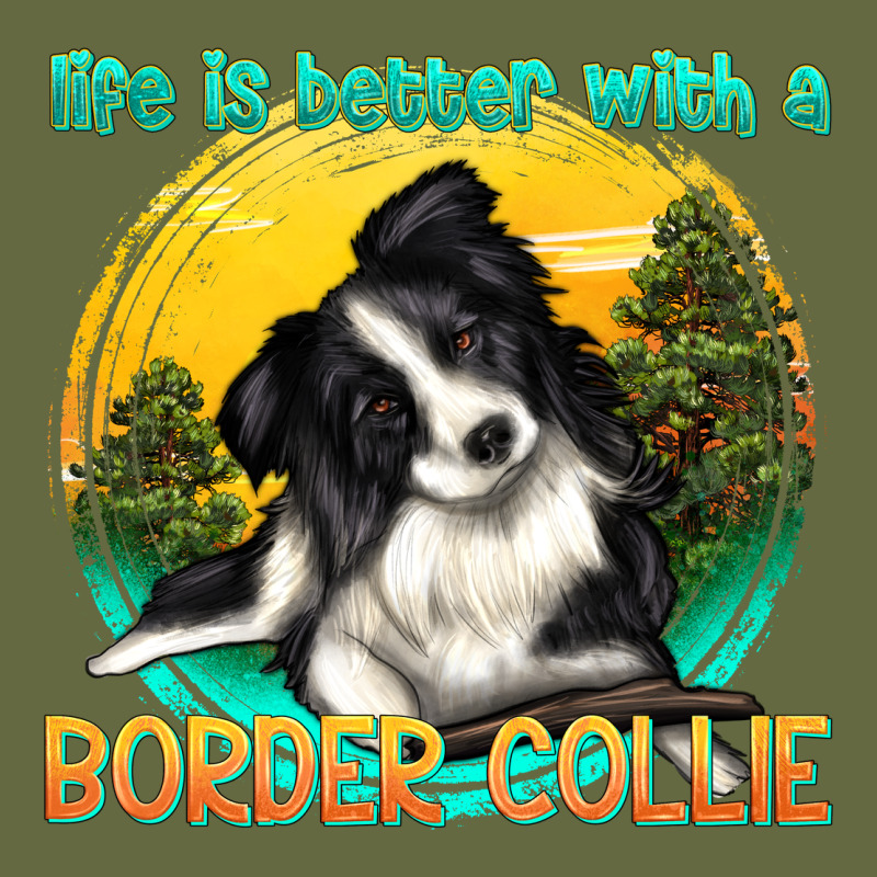 Life Is Better With A Border Collie Long Sleeve Tee by texasbilliewilder | Teevron