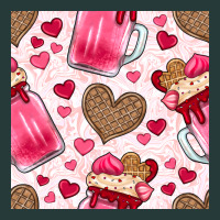 Valentines Day Milkshake Seamless Pattern Premium Sweatshirt | Teevron