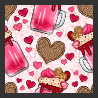 valentines day milkshake seamless pattern | Teevron