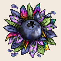 Blueberry Sunflower Zipper Hoodie | Teevron
