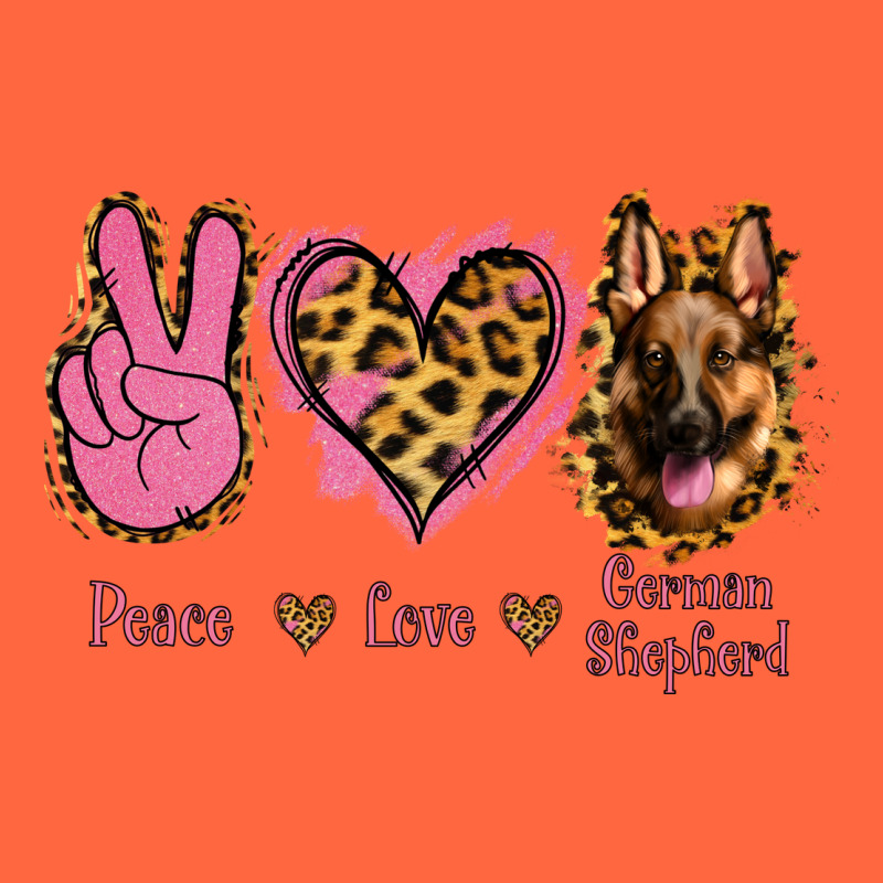 Peace Love German Shepherd Premium Hoodie by Jasminsmagicworld | Teevron