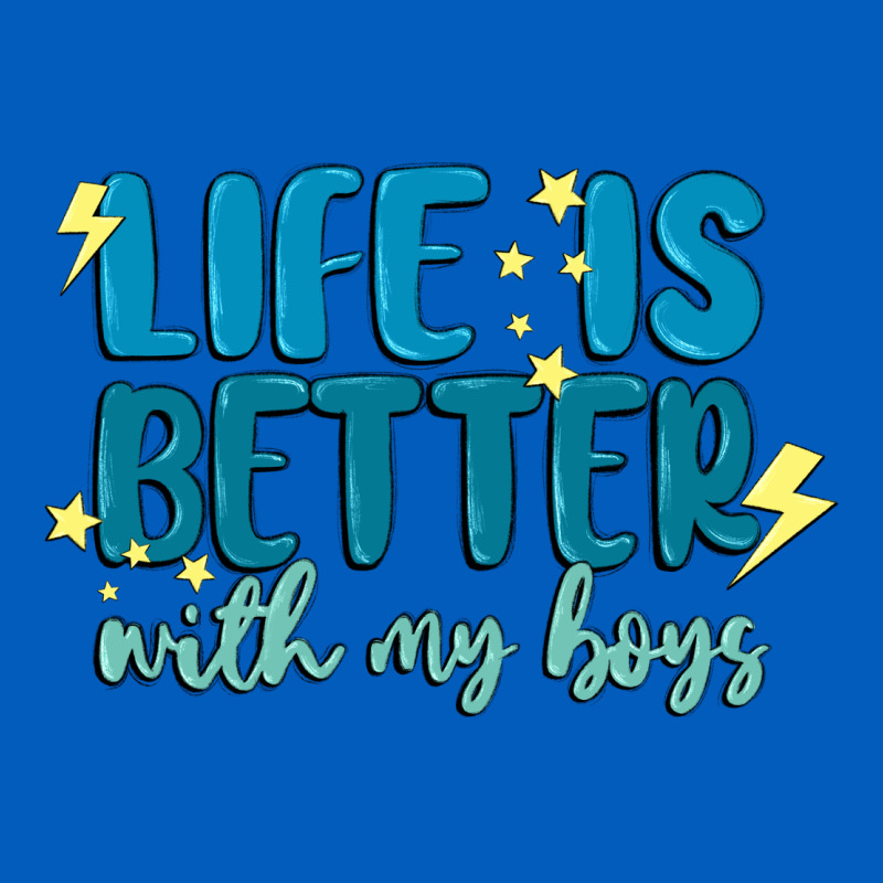 Life Is Better With My Boys Urban Hoodie by MaliasSmallBusiness | Teevron