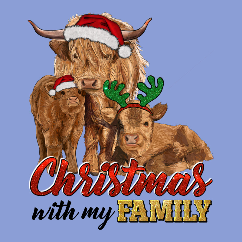 Cow And Calves Christmas With My Family Long Sleeve Tee by RanaPortraitStore | Teevron