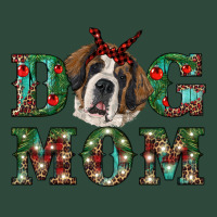 Christmas St. Bernard Dog Mom Zipper Hoodie | Teevron