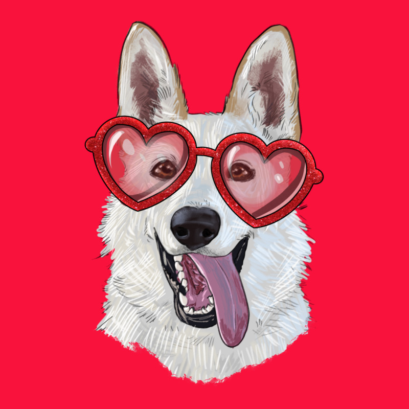 White Shepherd With Love Glasses Classic Tee by RanaPortraitStore | Teevron