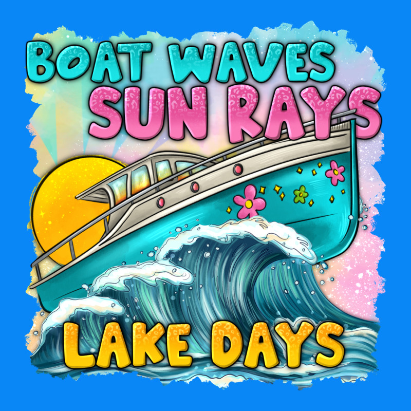 Boat Waves Sun Rays Lake Days Zipper Hoodie by texasbilliewilder | Teevron