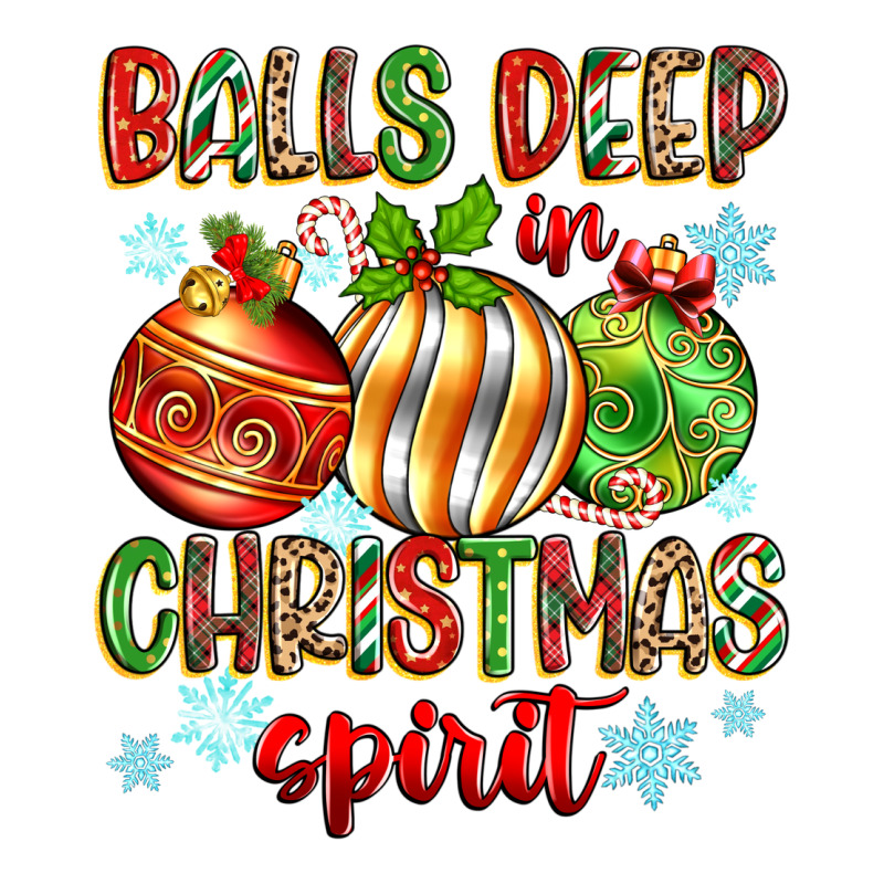Balls Deep In Christmas Spirit Long Sleeve Tee by Zillion Design Studio | Teevron