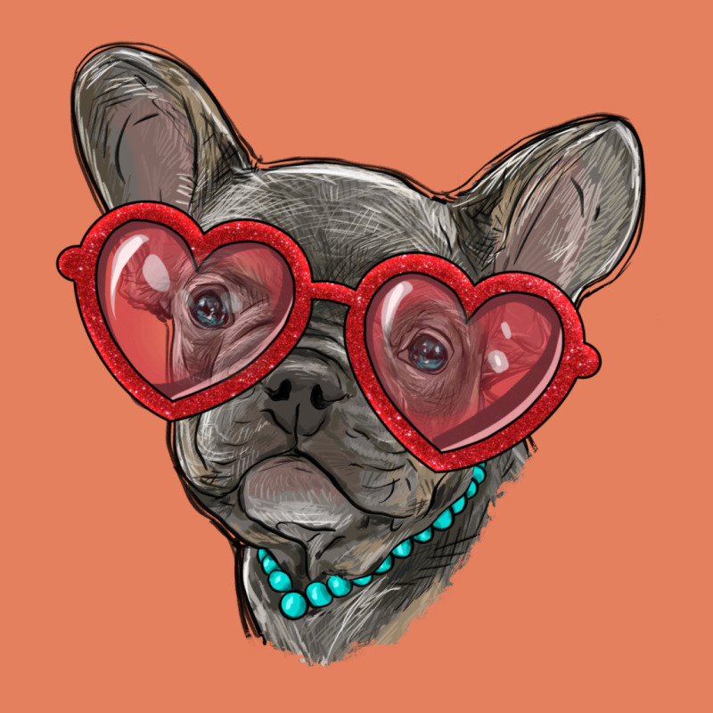 French Bulldog With Love Glasses Classic Tee by RanaPortraitStore | Teevron