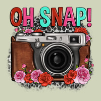Oh Snap Rose Grey Leopard Vintage Camera Heavyweight Hoodie | Teevron