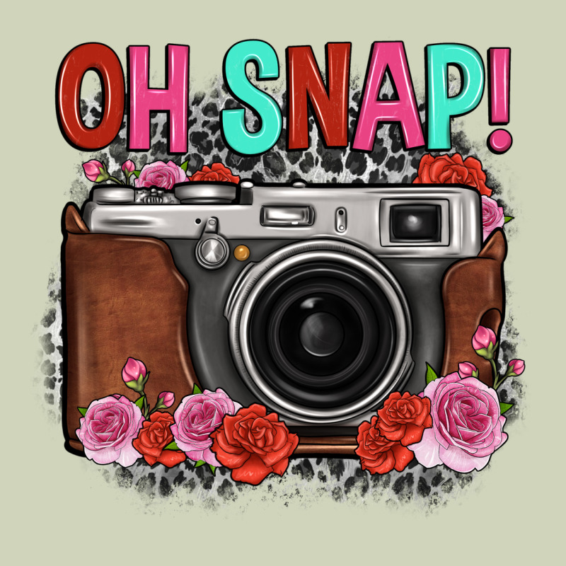 Oh Snap Rose Grey Leopard Vintage Camera Heavyweight Hoodie by FaDigitalArtStudio | Teevron
