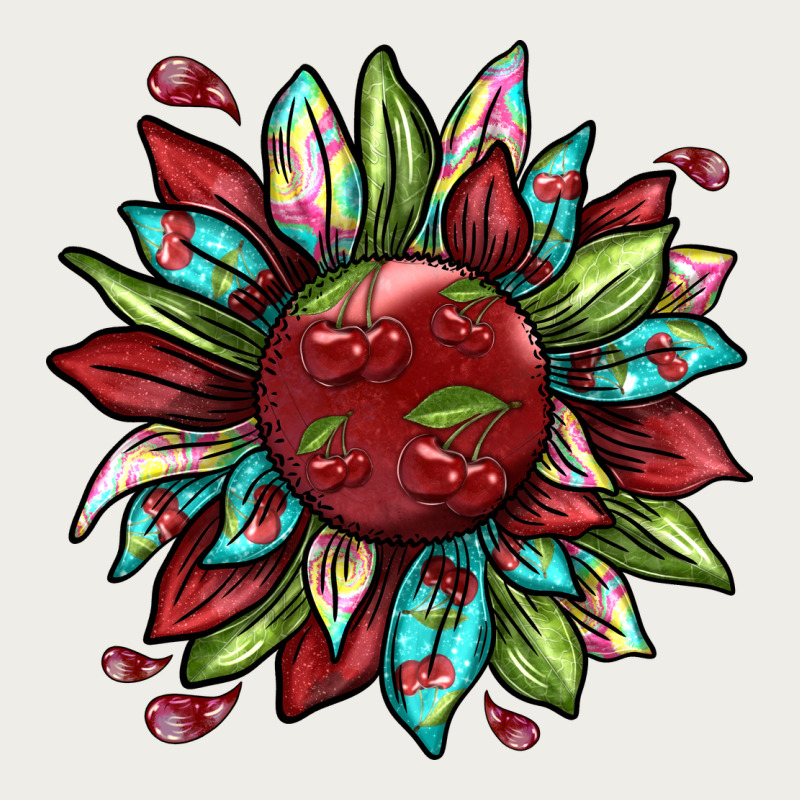 Cherry Sunflower Zipper Hoodie by texasbilliewilder | Teevron