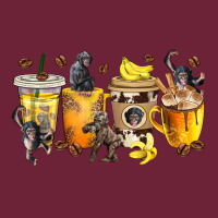 Monkey Coffee Cups Long Sleeve Tee | Teevron