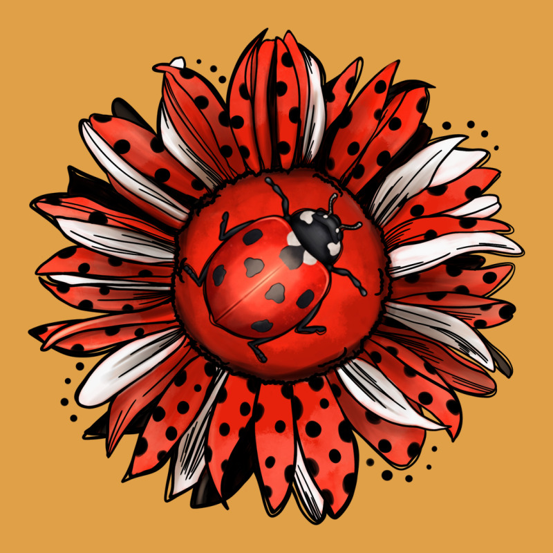 Ladybug Sunflower Premium Hoodie by Jasminsmagicworld | Teevron