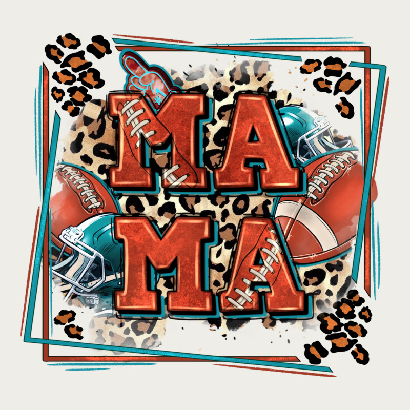 American Football Mama With Leopard Zipper Hoodie by Zillion Design Studio | Teevron