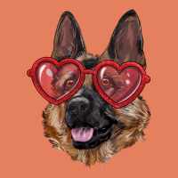 German Shepherd With Love Glasses Classic Tee | Teevron