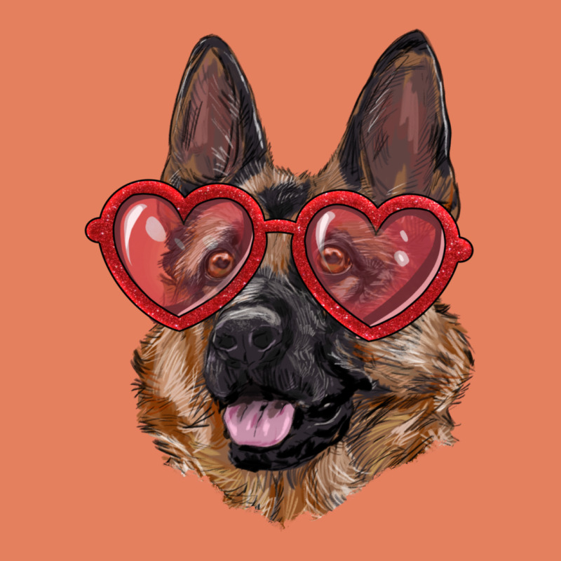 German Shepherd With Love Glasses Classic Tee by RanaPortraitStore | Teevron
