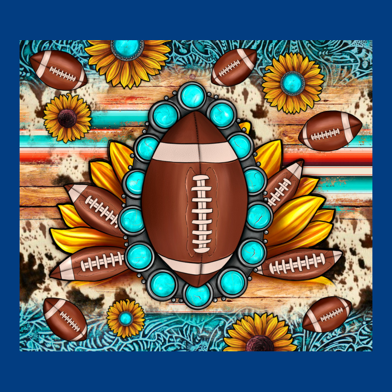 Football Cowhide Sunflower Premium Sweatshirt by JahusDesignShop | Teevron