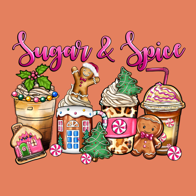Sugar And Spice Pink Gingerbread Coffee Cups Classic Tee by Zillion Design Studio | Teevron