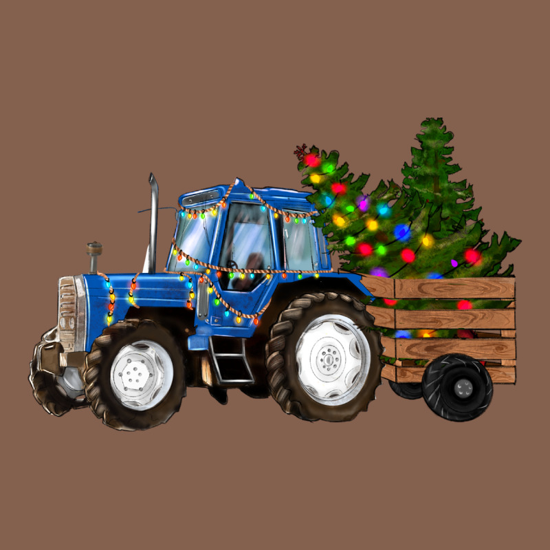 Christmas Farm Tractor Zipper Hoodie by RanaPortraitStore | Teevron