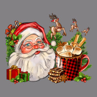 Santa And Hot Cocoa Cup Heavyweight Hoodie | Teevron